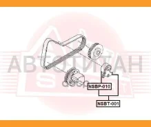 ����� �������� ��������� ������������ Nissan/ CLIO Grandtour ASVA NSBP010 NSBP010 ����