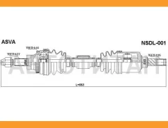 ������ ����� 25x653x27 Nissan Primera NSDL001 ����