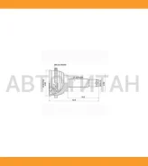 ���� �������� / �������� ������ /����� HDK ��� Hyundai Accent 1994-; 29 Z; HY-001A29; (HY-001 1210-001A29) 4950722E00 HY01A29 4950822E00 [HY001A29] HY...