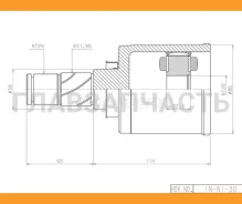 ���� ���������� �-� (26x39x29) Nissan X-Trail T30 [INNI30] INNI30 ����