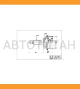 ���� ������. [ABS] 44z Mazda 626 97-02 [MA037A44] MA037A44 ����