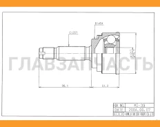 ���� ������. Mitsubishi Lancer 00- MI039 ����