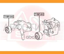 ����� �������� ��������� ������������ Toyota/ Hilux (GGN15, 25, 35, KUN1#, 2#, 3#, LAN15, 25, 35, TGN1# ASVA TYBP061 TYBP061 ����