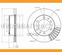 ���� ��������� (�������) Toyota Hilux Pick Up 04- / Fortuner 04-15 [HSDB0141], �������� HSDB0141 ����