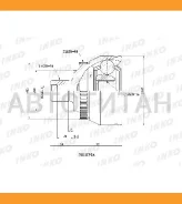 ���� ������� 38/36 ABS 48 | ����� | Volkswagen�Sharan�(7M8, ��7M9, ��7M6)�1. �8�T�20V�(110�kW)�1997. �09- [301039A] 301039A ����