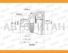���� ������� 38/27 ABS 45 | ����� ����/��� | Volkswagen�Passat�(3B3)�1. �8�T�20V�(110�kW)�2000. �11- [301036A] 301036A ����