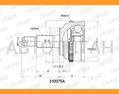 ���� ������� 28/32 ABS 50 | ����� ����/��� | Honda�Accord�VII�(CG)�1. �6�i�(85�kW)�1998. �10- [310075A] 310075A ����