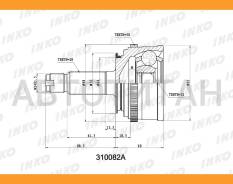���� ������� 28/32 ABS 50 | ����� ����/��� | Honda�Shuttle�(RA)��1994.10- [310082A] 310082A ����