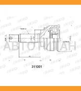 ���� ������� 25/22 | ����� ����/��� | Mitsubishi�COLT�(A15_A)��1978. �12- [311001] 311001 ����