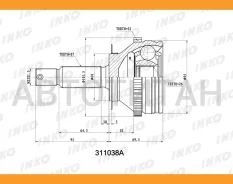 ���� ������� 27/26 ABS 52 | ����� ����/��� | Hyundai�Santa�FE�I�(SM)�2. �0�CRDi�4WD�(92�kW)�2003. �08- [311038A] 311038A ����