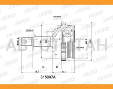 ���� ������� 22/22 ABS 43 | ����� | LADA�Priora�� [315007A] 315007A ����