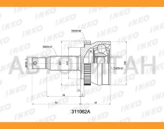 ���� ������� 27/25 ABS 48 | ����� ����/��� | Hyundai�Tucson�(JM)�2. �0�(104�kW)�2004. �08- [311062A] 311062A ����