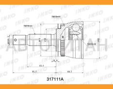 ���� ������� 25/30 ABS 44 | ����� ����/��� | Hyundai�Matrix�� [317111A] 317111A ����