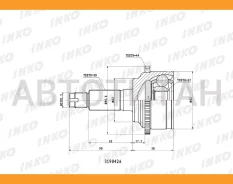 ���� ������� 28/32 ABS 44 | ����� ����/��� | Mazda�6�(GG)��2002.08- [319042A] 319042A ����