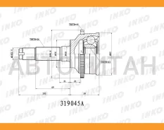 ���� ������� 26/23 ABS 44 | ����� | Mazda�Bongo�Friendee�MPV�(SG)�2. �0�i�(74�kW)�1999. �08- [319045A] 319045A ����
