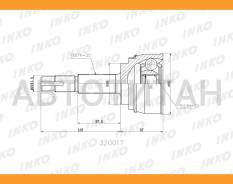���� �������� 25/22 | ����� ����/��� | Nissan�Almera�(N15)��1995.09- [320017] 320017 ����
