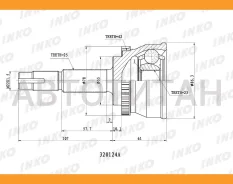 ���� ������� 25/23 ABS 42 | ����� ����/��� | Nissan�AD�VAN�/�Wagon�MAX�(V/W�FY10/FGY10)��1995. �06- [320124A] 320124A ����