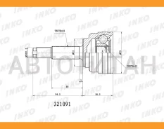 ���� ������� 22/22 | ����� ����/��� | Daewoo�Kalos�1.4�2002- [321091] 321091 ����