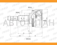 ���� ������� 29/25 ABS 44 | ����� ����/��� | Nissan�Cefiro�Maxima�(A33)��1998. �12- 320164A ����