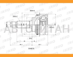 ���� ������� 27/23 ABS 44 | ����� | Subaru�Forester�(SG)�2. �0�(92�kW)�2002. �09- [326027A] 326027A ����