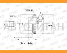 ���� ������� 23/19 ABS 43 | ����� | Suzuki�Wagon�R+�(EM)��1998. �02- 327044A ����