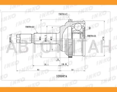 ���� ������� 22/22 ABS 47 | ����� ����/��� | Daewoo�Kalos�(KLAS)�1. �4�(61�kW)�2002. �09- [328005A] 328005A ����
