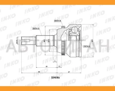 ���� ������� 30/26 ABS 48 | ����� ����/��� | Toyota�Harrier�(SU35W/SU36W)�3. �5�4WD�2007. �01- [329058A] 329058A ����