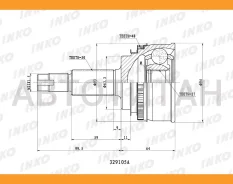 ���� ������� 30/27 ABS 48 | ����� ����/��� | Toyota�Estima�(SR50W)�3. �5�2006. �01- [329105A] 329105A ����