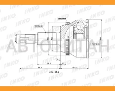 ���� ������� 30/34 ABS 48 | ����� ����/��� | Toyota�Harrier�(HU38W)�3. �3�4WD�2005. �03- 329116A ����