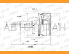���� ������� 26/27 ABS 48 | ����� ����/��� | Toyota�Estima�Previa�(MCR30W)��1999. �12- [329182A] 329182A ����