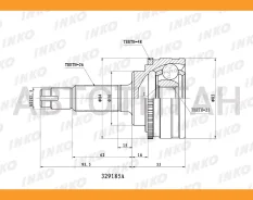 ���� ������� 26/23 ABS 48 | ����� ����/��� | Toyota�RAUM�(EXZ10)�1�1997. �05- [329185A] 329185A ����