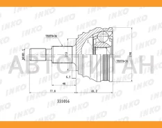 ���� �������36/30 | ����� | Volkswagen�BORA�(1J2)�1. �6�16V�(77�kW)�2000. �05- [331016] 331016 ����