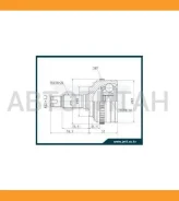 ���� ������� JETT V41-3073 ABS [V413073ABS] V413073ABS ����