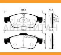 ������� ����. ����. �����. Renault Duster 2.0 12-/Fluence 1.6-2.0 10-/ Megane III 1.6-2.0 09- Avantech AV126 AV126 ����