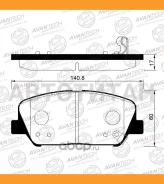 ������� ��������� �������� (��������������� �������� � �����) Hyundai I30 11-/Veloster 12-, KIA Ceed 06-/Pro-Ceed 13-/Optima 12- Avantech AV211 AV211...