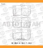������� ����. ���. Lexus GS300/GS430 04/05- AV276 ����