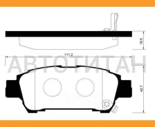 ������� ��������� �������� Toyota Avensis Verso 01-/ Previa 00-/ Sienna 03-10 AV829 ����