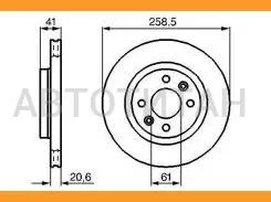 ���� ��������� �������� DF2586 (259x20,6) 4 ��� [JBD0040] JBD0040 ����