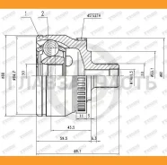 ���� ������� ABS VW001A45 [JCT0081A] JCT0081A ����