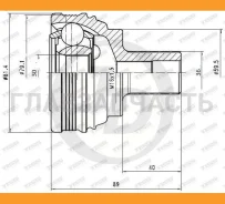 ���� ������� 151465 SK Octavia (1Z3) / Octavia Estate (1Z5) 1.4 (55 kW) 06.04 -; VW GOLF V (1K1) 1.4 16V (55 kW) 10.03 -; JCT0117 ����