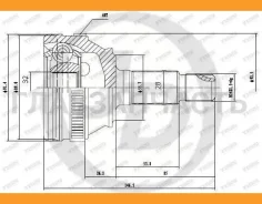 ���� ������� ABS LR Freelander 98-; JCT0241A ����