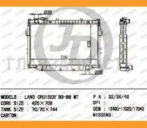 �������� ��������� AT (������ ������ ��� - ������) TO Land Cruiser 89- (1HZ, 1HD-T, 1HD-FTE) A/T JPR0104 ����