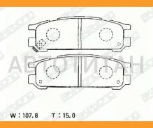 ������� ��������� �������� ������ Subaru Impreza 92-00 AN-297WK Akebono AN297WK AN297WK ����