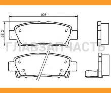 ������� ��������� �������� ������ �������� ��� Toyota Avalon, Crown AN-403WK AN403WK ����