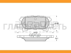 ������� ��������� �������� ������ �������� ��� Lexus RX300-400h (_U3_), Toyota Highlander (_U2_) AN-688WK Akebono AN688WK AN688WK ����