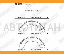 ������� ��������� ���������� Subaru Forester 97-08 / Impreza 92-05 NN6018 Akebono NN6018 NN6018 ����