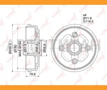 ������� ��������� (180x40) Chevrolet Matiz 05-/Spark 00-, Daewoo Matiz 98- BM1017 ����