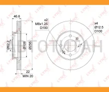 ���� ��������� ������������� (256x22) | ����� | Hyundai Accent(MC) 1.4-1.6 05-10 / i20 1.1D-1.6D 08- / Kia Rio II 1.4-1.6 05- [BN1058] BN1058 ����