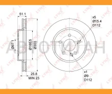 ���� ��������� ������������� (303x26) | ����� | Mercedes-Benz ML230-430(W163) 99-05 [BN1083] BN1083 ����