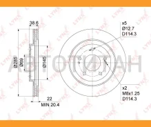 ���� ��������� ������������� (285x22) | ����� | BN1095 ����